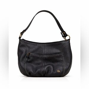 The Sak "Iris" black genuine leather hobo bag